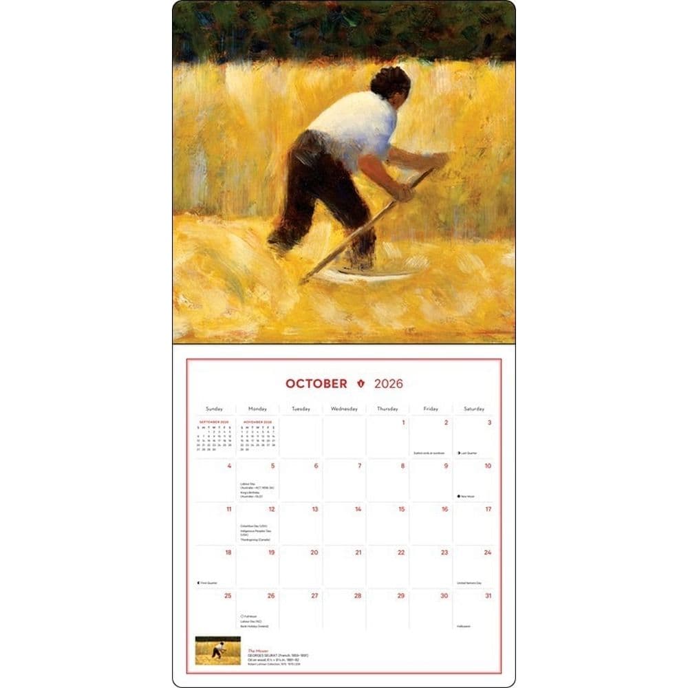 Impressionist Blooms 2026 Wall Calendar Fourth Alternate Image