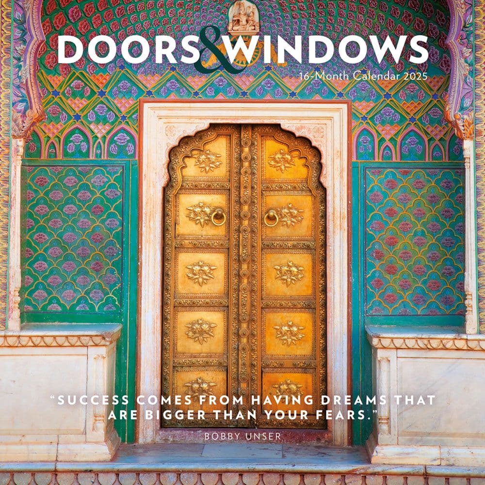 Doors and Windows 2025 Wall Calendar Main Image