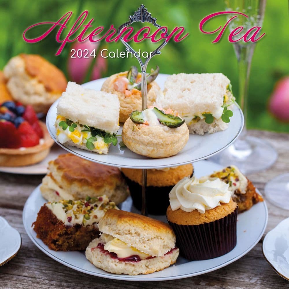 Afternoon Tea 2024 Wall Calendar