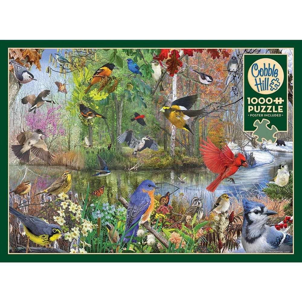 Bird of the Season 1000pc Puzzle First Alternate Image width=&quot;1000&quot; height=&quot;1000&quot;