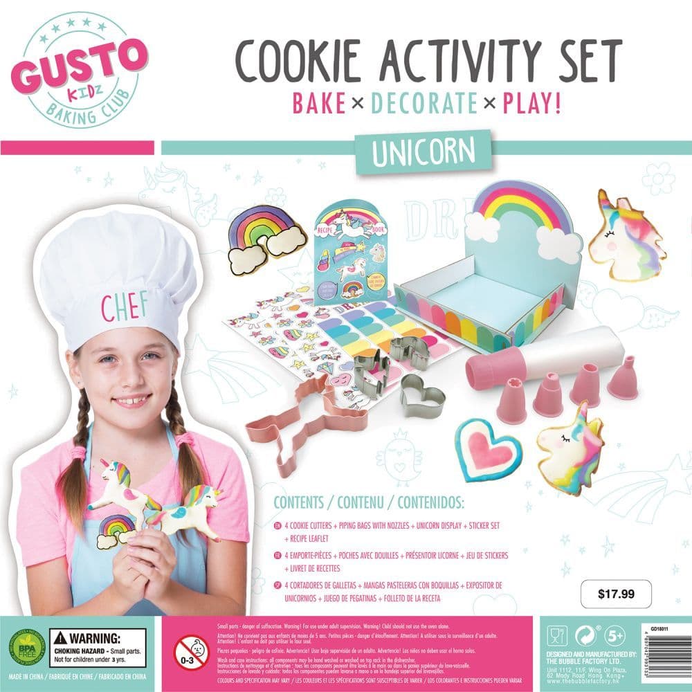 Gusto Unicorn Cookie Activity Set Alternate Image 1