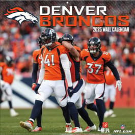 Denver Broncos 2025 Wall Calendar