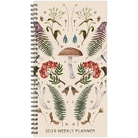 image Woodland Mushroom 2026 Spiral Weekly Planner