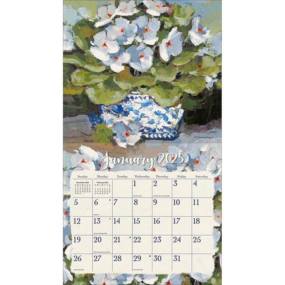 Gallery Florals by Susan Winget 2025 Wall Calendar Second Alternate Image width=&quot;1000&quot; height=&quot;1000&quot;