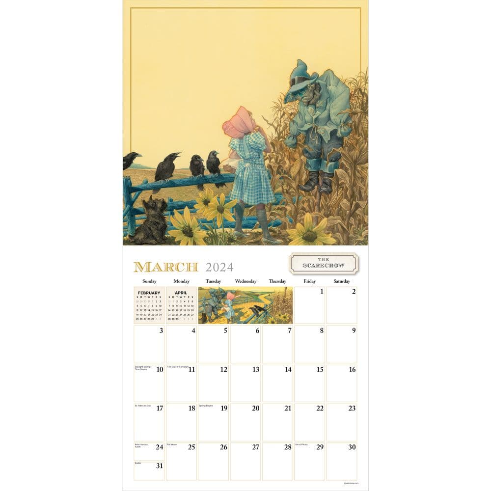 Wizard Of Oz 2024 Wall Calendar