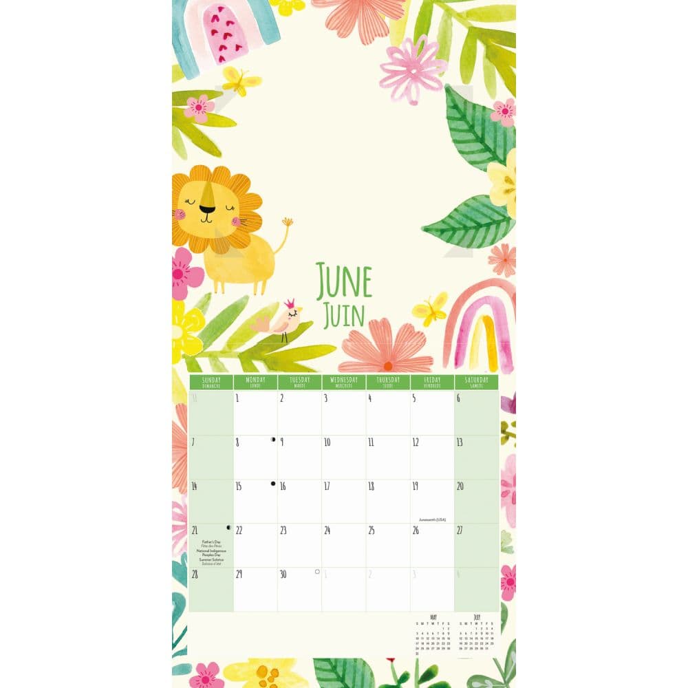 My Grandchildren Photos Magnetic 2026 Wall Calendar Third Alternate Image
