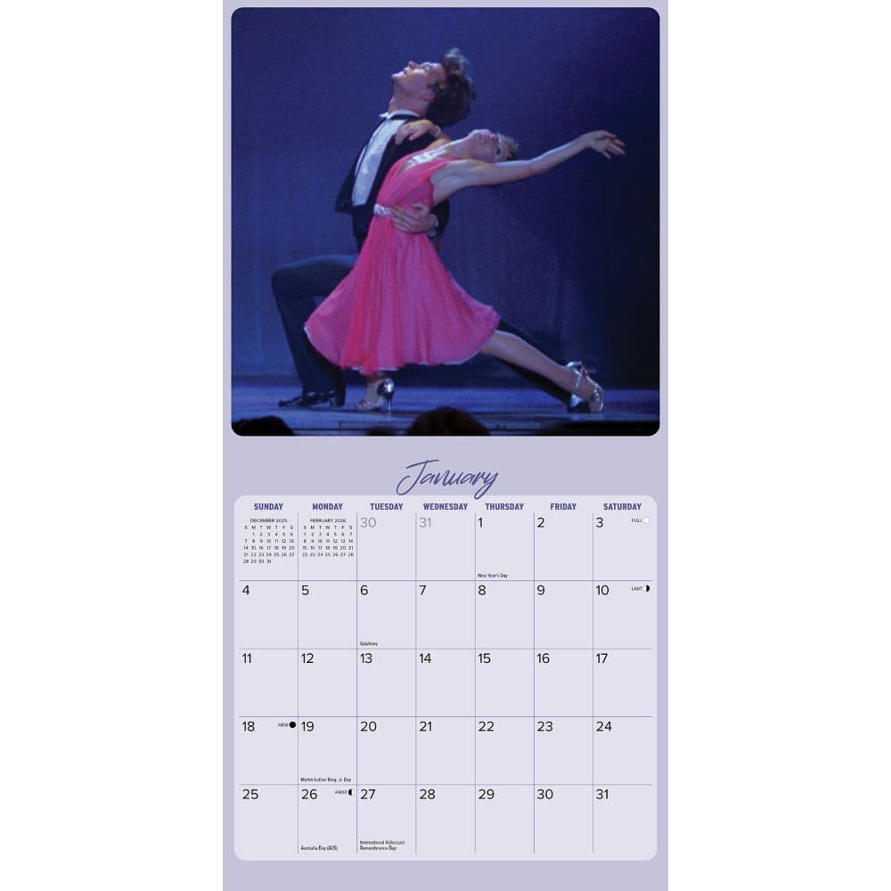Dirty Dancing 2026 Mini Wall Calendar Second Alternate Image