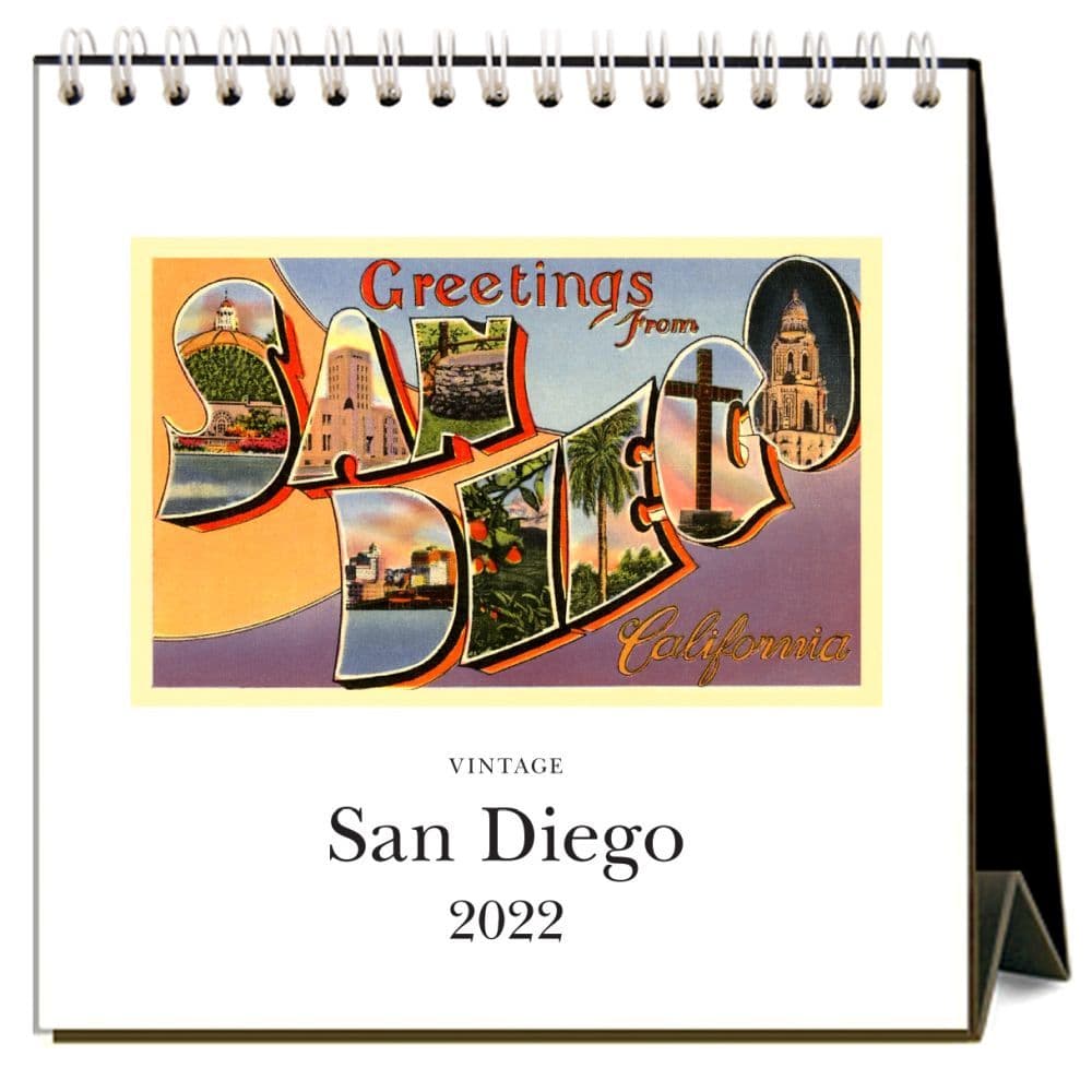 San Diego 2022 Desk Calendar