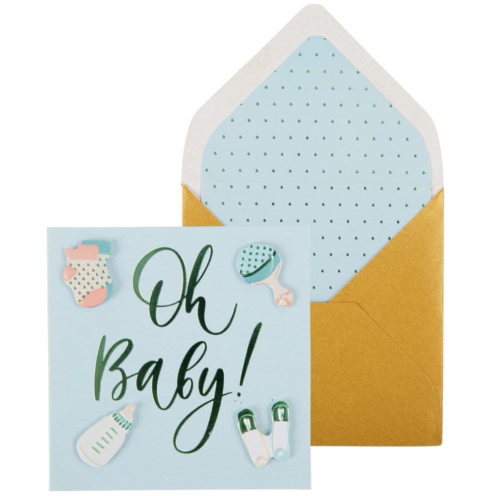 Oh Baby Lettering Enclosure Card Main Product Image width=&quot;1000&quot; height=&quot;1000&quot;