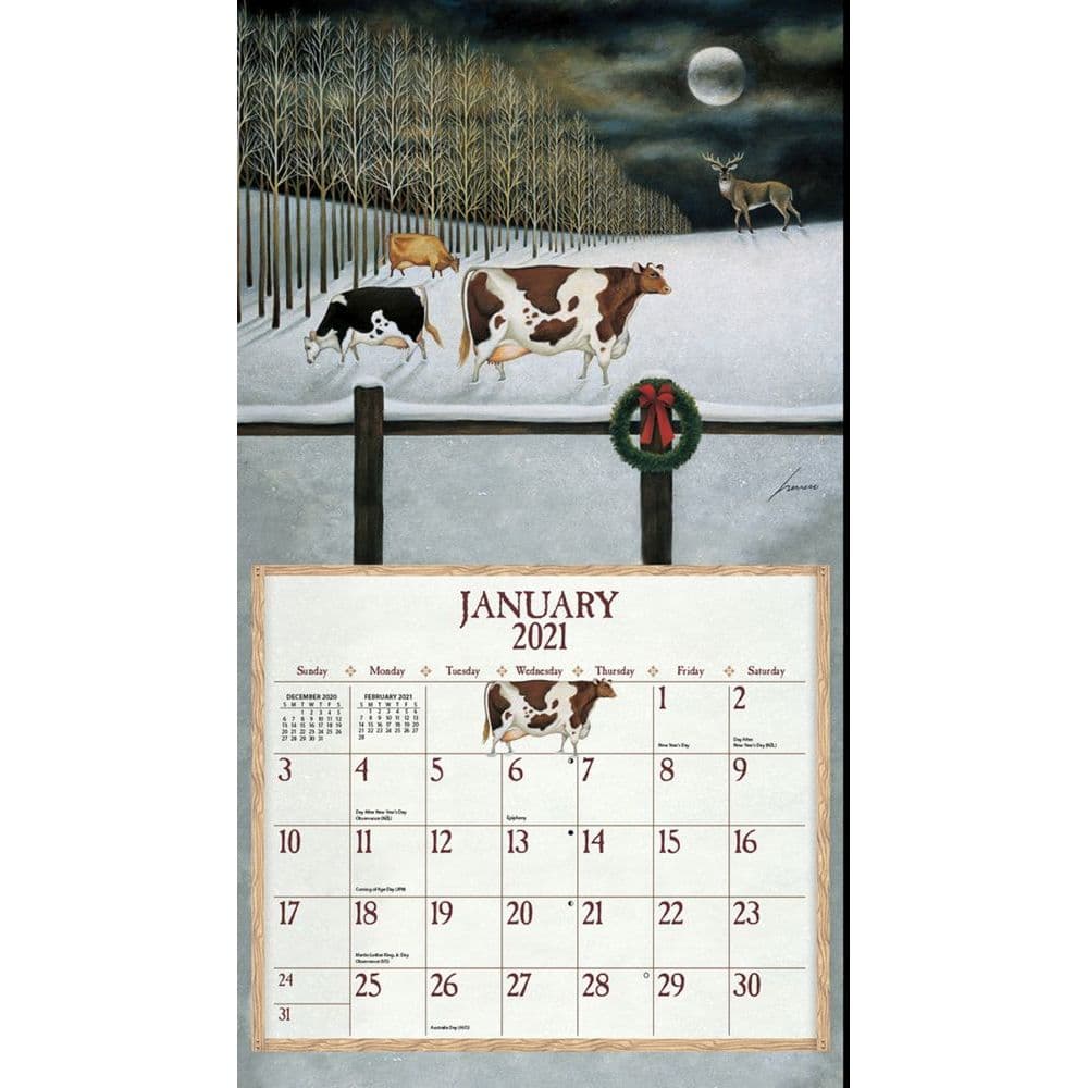 Cows Cows Cows Special Edition Wall Calendar