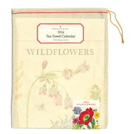 Wildflowers 2024 Calendar Tea Towel