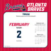image MLB Atlanta Braves 2027 Desk Calendar Third Alternate Image