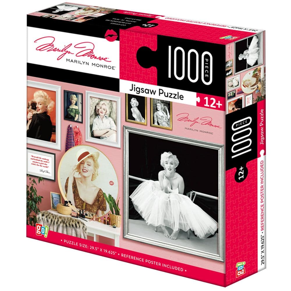 Marilyn Monroe 1000 Piece Puzzle Second Alternate Image width=&quot;1000&quot; height=&quot;1000&quot;