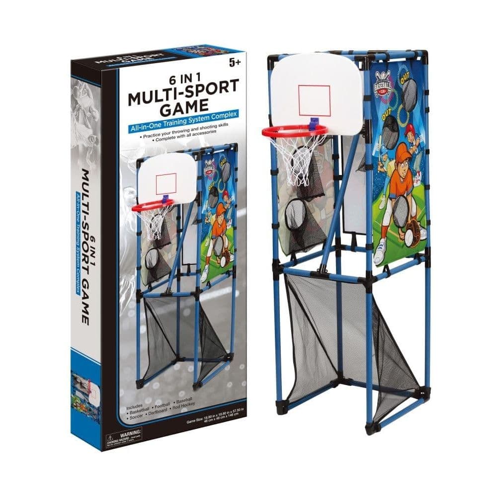 image 6 in 1 Multi Sport Games Play Center Main Product Image