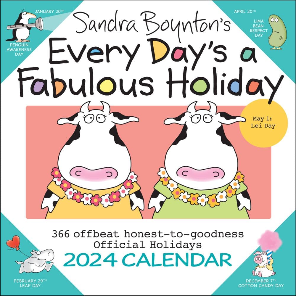 Every Days a Fabulous Holiday 2024 Wall Calendar Main Product Image width=&quot;1000&quot; height=&quot;1000&quot;