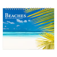 image Beaches 2027 Double View Easel Desk Calendar Main Product Image