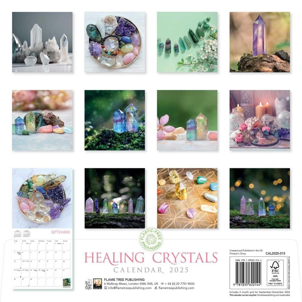 Healing Crystals 2025 Wall Calendar First Alternate Image