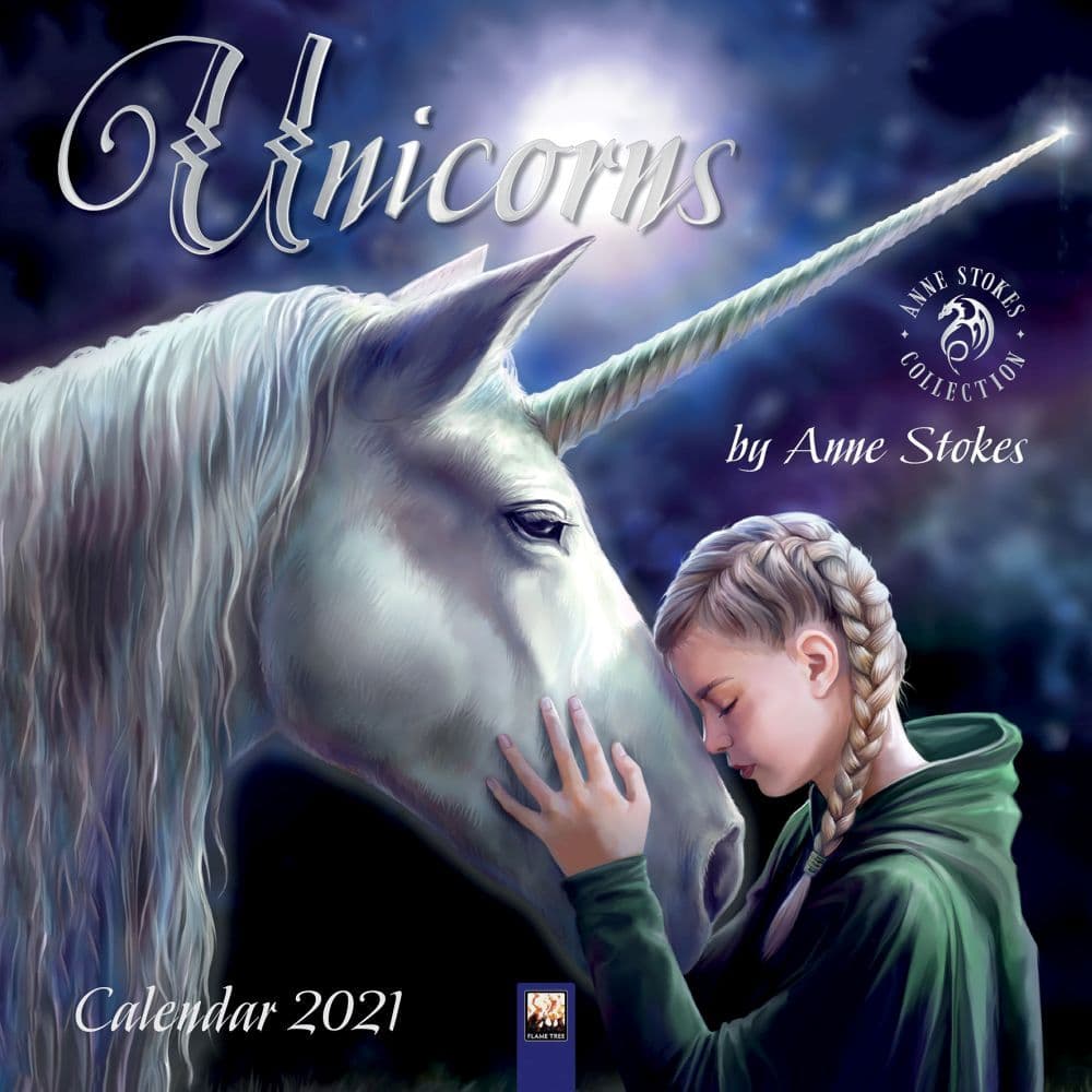 2021 Unicorns Stokes Wall Calendar