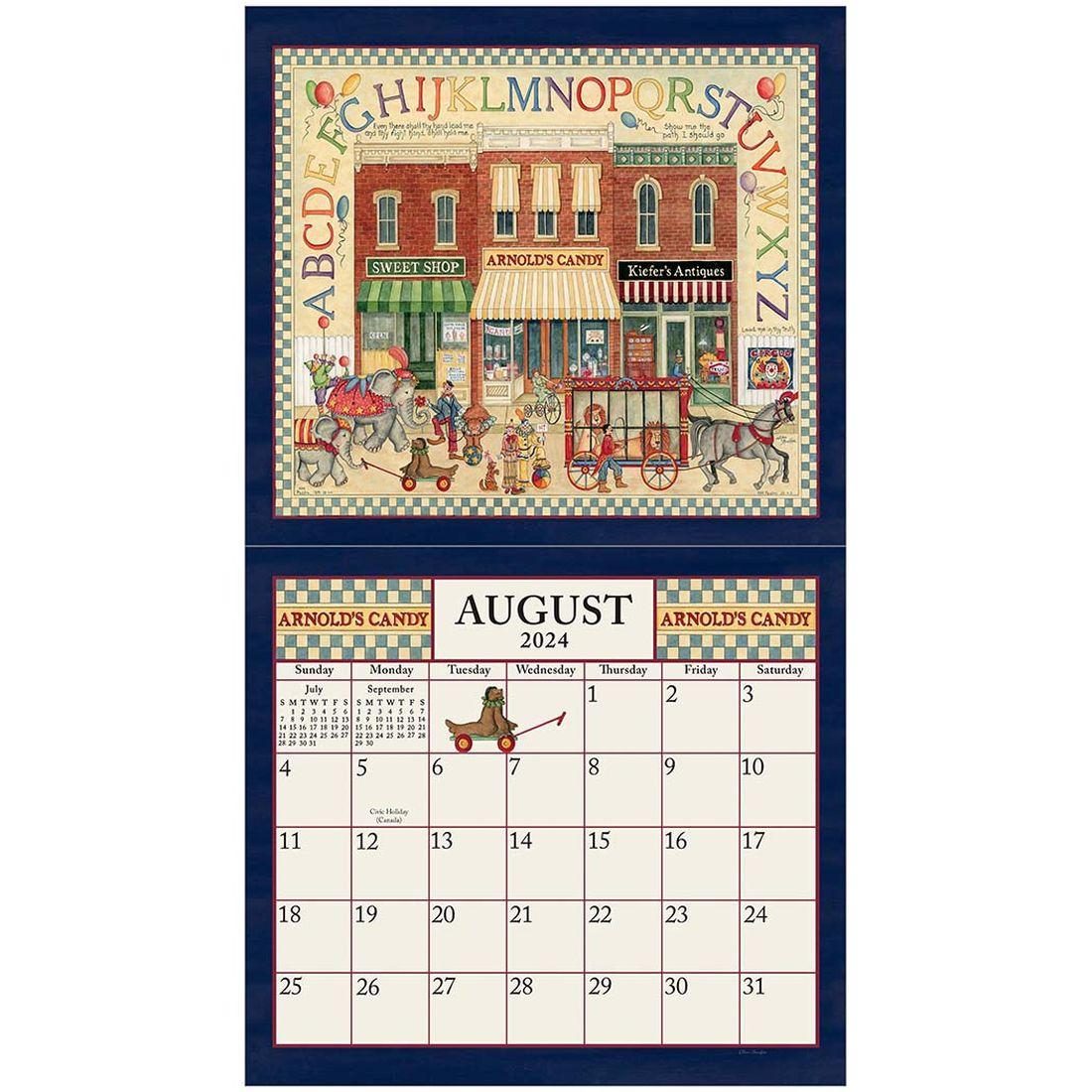 Sampler Stouffer 2024 Wall Calendar