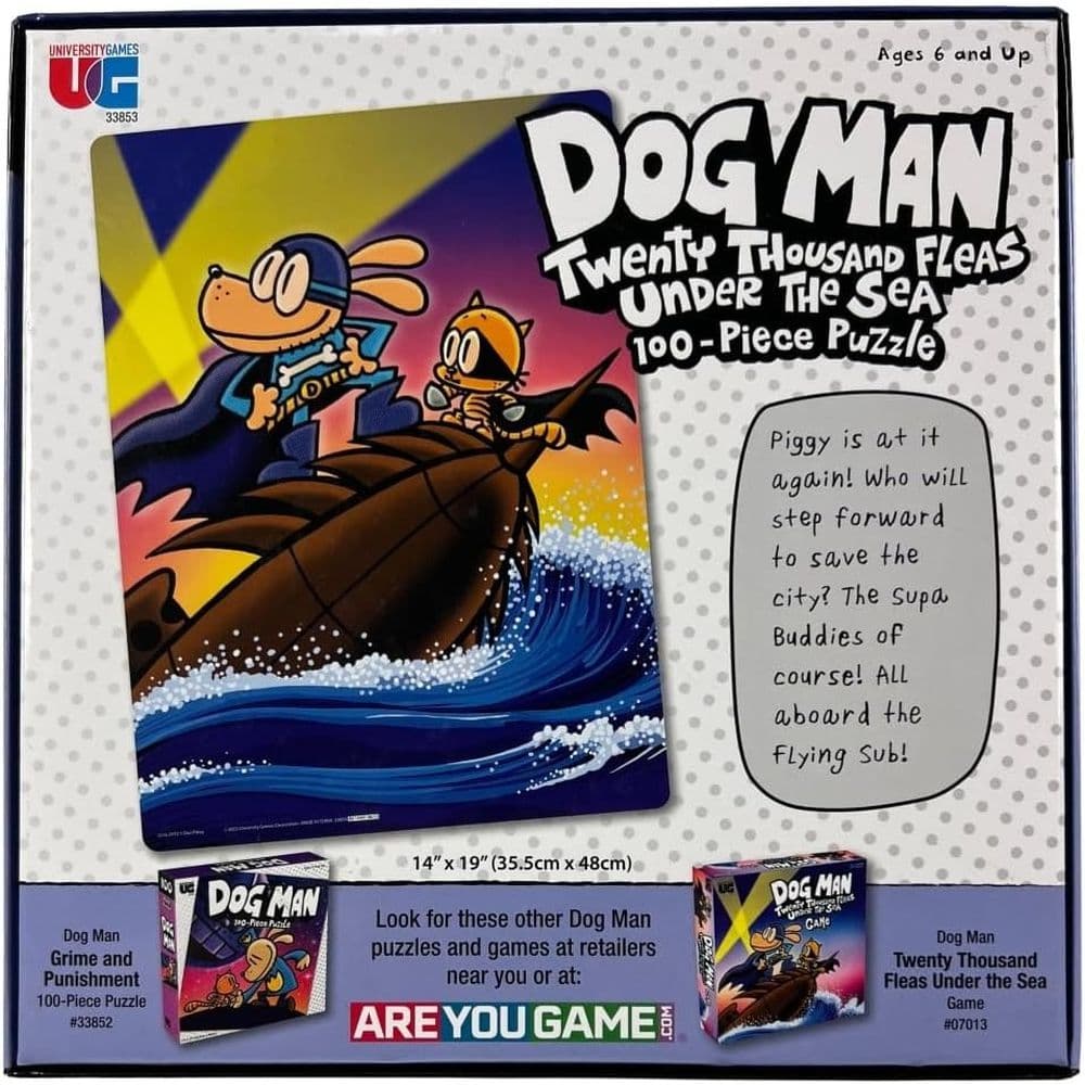 Dog Man Under The Sea 100 Piece Puzzle Fourth Alternate Image