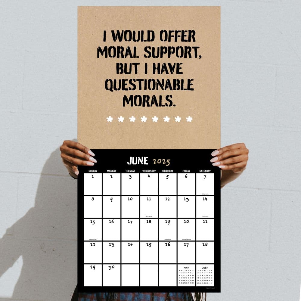 Anti-Affirmations 2025 Wall Calendar Fourth  Alternate Image width=&quot;1000&quot; height=&quot;1000&quot;