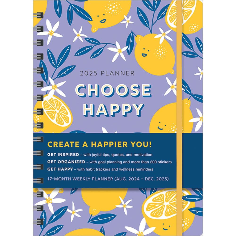 Choose Happy 2025 Planner Main Product Image width=&quot;1000&quot; height=&quot;1000&quot;