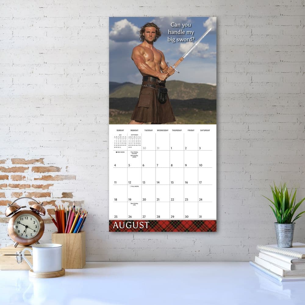 Hot Guys Calendar - Shirtless Men Calendar - Calendars 2023 - 2024 Wall  Calendars - Guys 16 Month Wall Calendar by Avonside