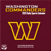 image NFL Washington Football Team 2025 Desk Calendar Front