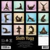 image Yoga Sloths 2025 Wall Calendar