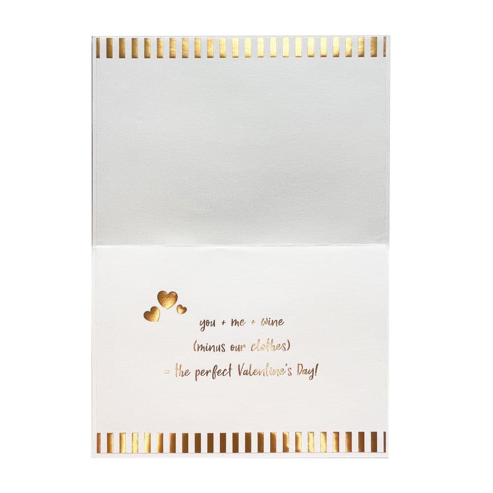 Wine in Bed Valentine Card Third Alternate Image