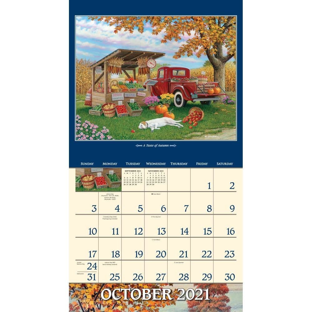 Country Seasons Wall Calendar - Calendars.com