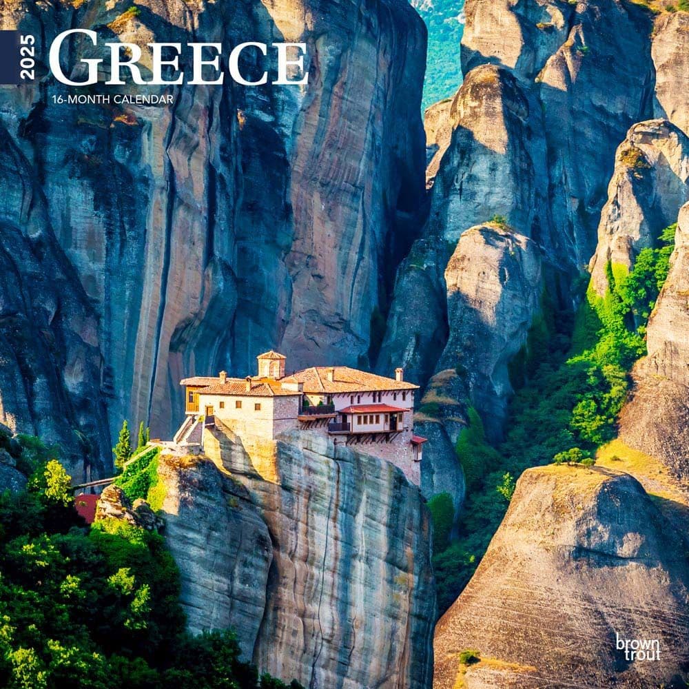 Greece 2025 Wall Calendar