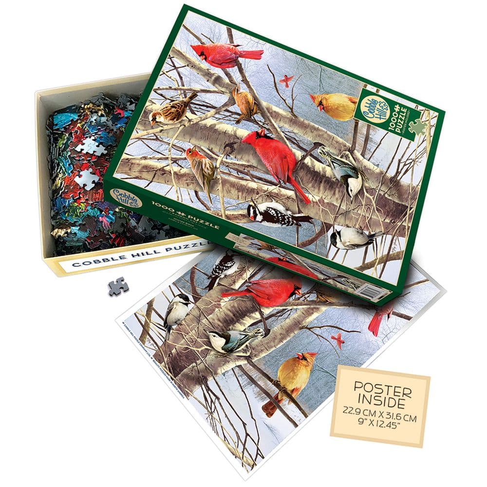 Winter Birds 1000 Piece Puzzle Second Alternate Image