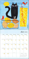 image Feline 2025 Wall Calendar June