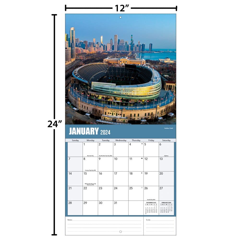 Chicago Photo 2024 Wall Calendar Fourth Alternate Image width=&quot;1000&quot; height=&quot;1000&quot;