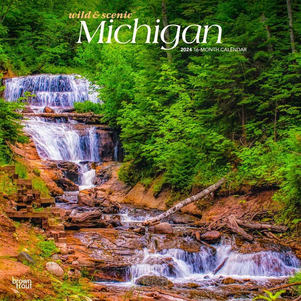 Michigan Wild and Scenic 2024 Wall Calendar