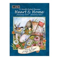 image Heart and Home Monthly 2026 Pocket Planner Main Image