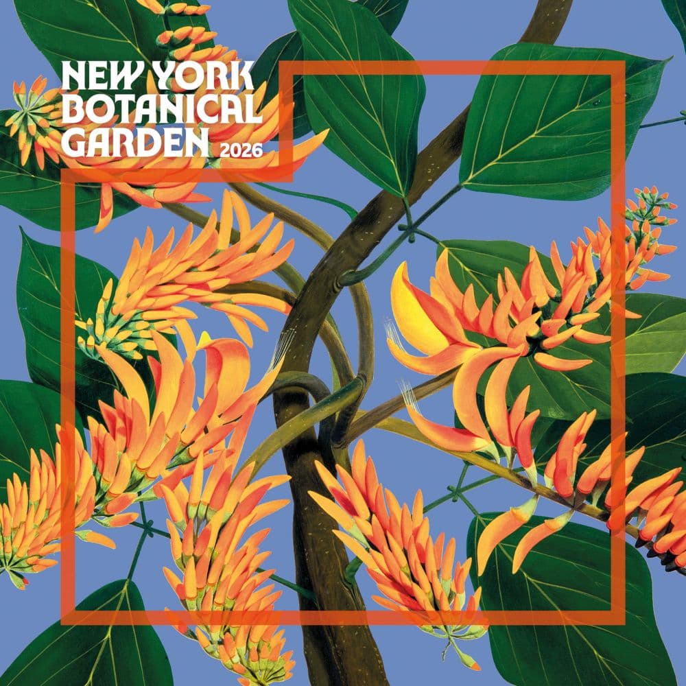 image New York Botanical Gardens Illustrated 2026 Wall Calendar Main Image
