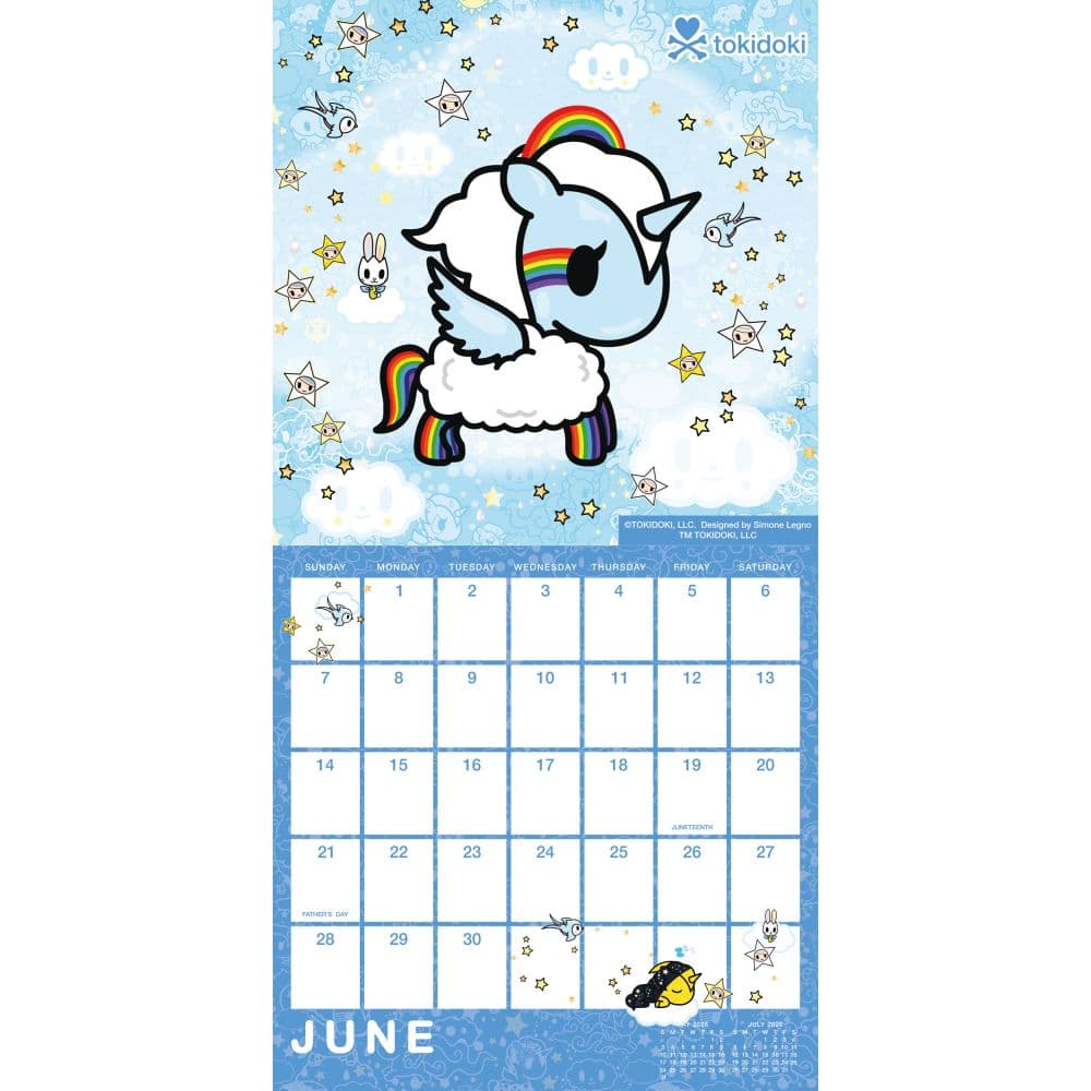 Tokidoki 2026 Wall Calendar Third Alternate Image