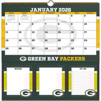 image NFL Green Bay Packers 2026 Memomate Spiral Wall Calendar