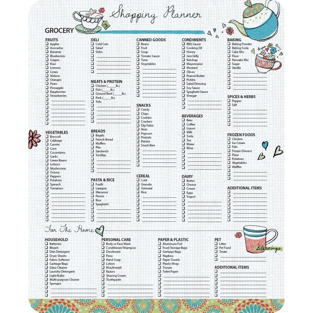 Kitchen Rules Shopping List by Susan Winget - Calendars.com