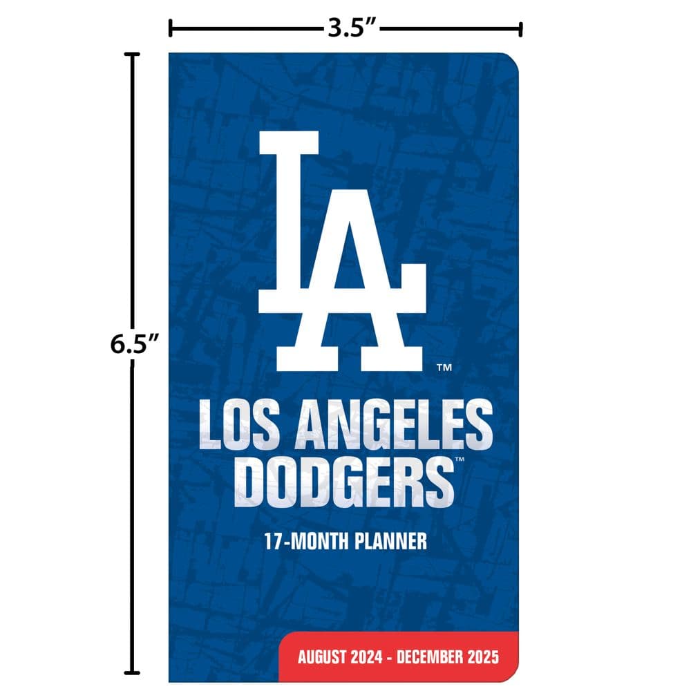 MLB Los Angeles Dodgers 17 Month Pocket Planner Fifth Alternate Image