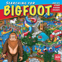image Searching For Bigfoot 2026 Wall Calendar_Main Image
