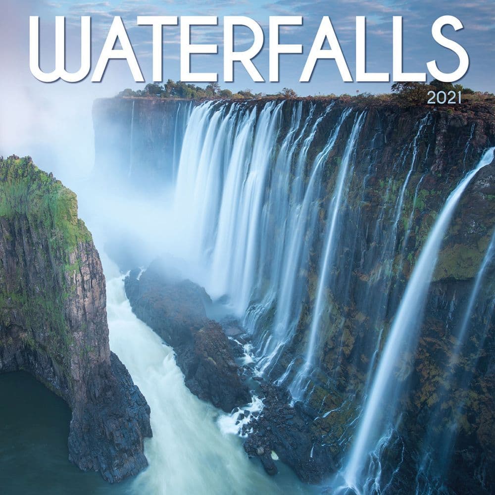 Waterfalls Wall Calendar
