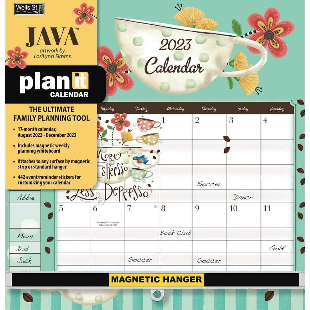 Java 2023 PlanIt Calendar