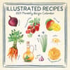 image Farmers Market Illustrated Recipes 2027 Wall Calendar Main Product Image