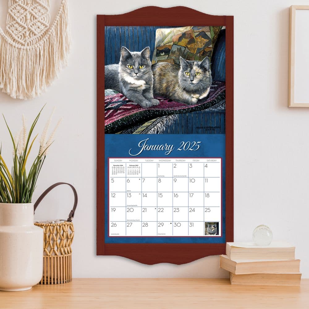 Love of Cats by Persis Clayton Weirs 2025 Wall Calendar Fourth Alternate Image width=&quot;1000&quot; height=&quot;1000&quot;