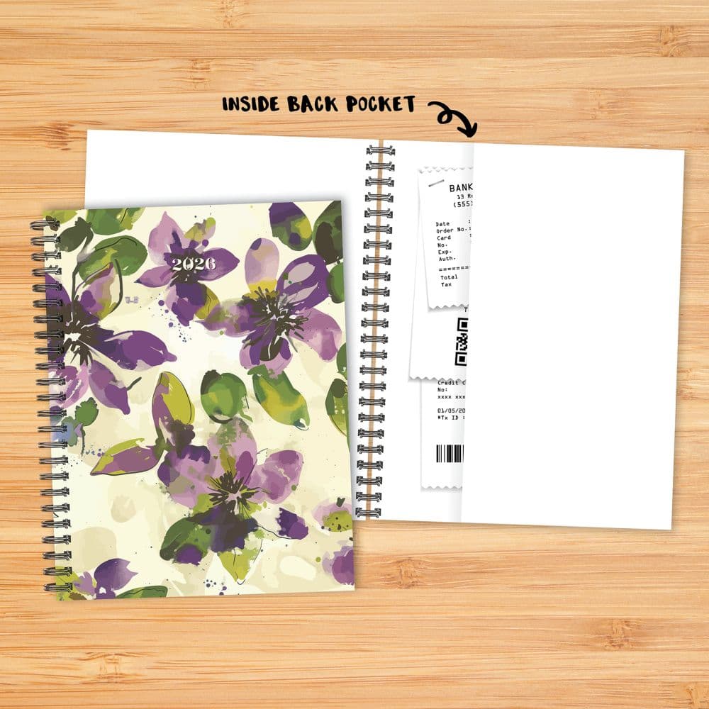 Watercolor Floral 2026 Planner Fourth Alternate Image