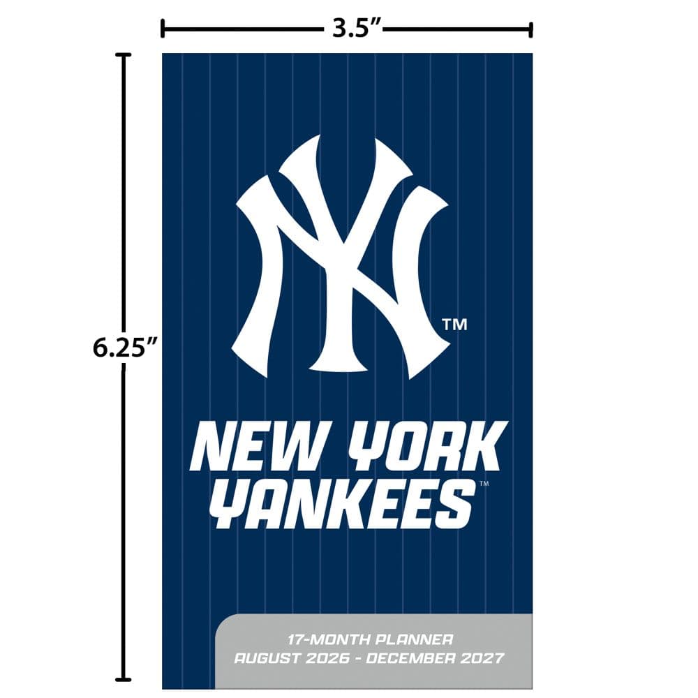 MLB New York Yankees 17 Month 2027 Pocket Planner Fifth Alternate Image