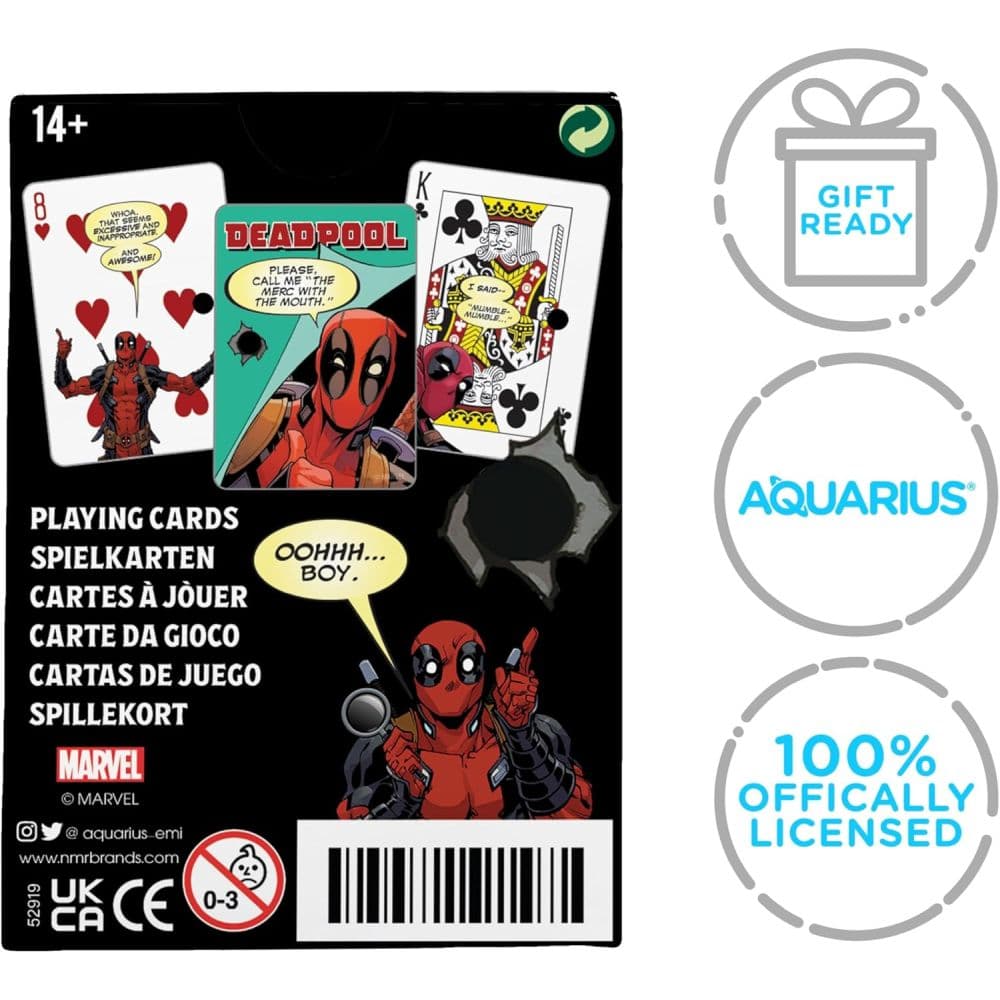 Deadpool Quotes Playing Cards First Alternate Image